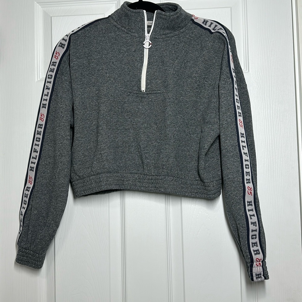 Tommy Hilfiger Cropped Quarter Zip